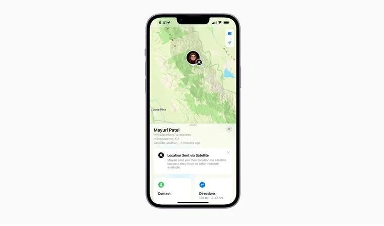 垣曲苹果14维修分享iPhone14系列中 FindMy功能通过卫星分享位置方法教程 